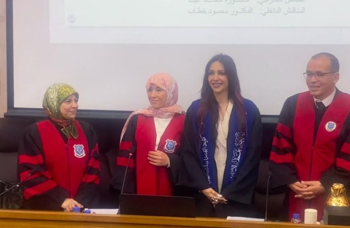 في حدث أكاديمي مميز بجامعة عمان الاهلية.. صفاء ابو ناصرية تناقش رسالة الماجستير