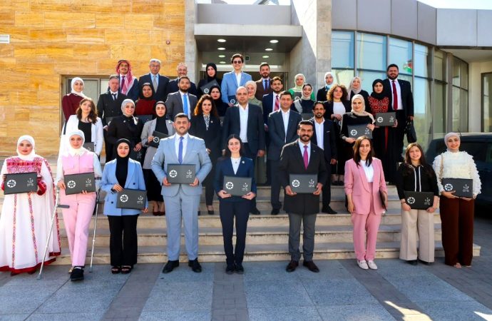 مشاركة عمان الاهلية بحفل تخريج الفوج الثاني من برنامج “نشامى”