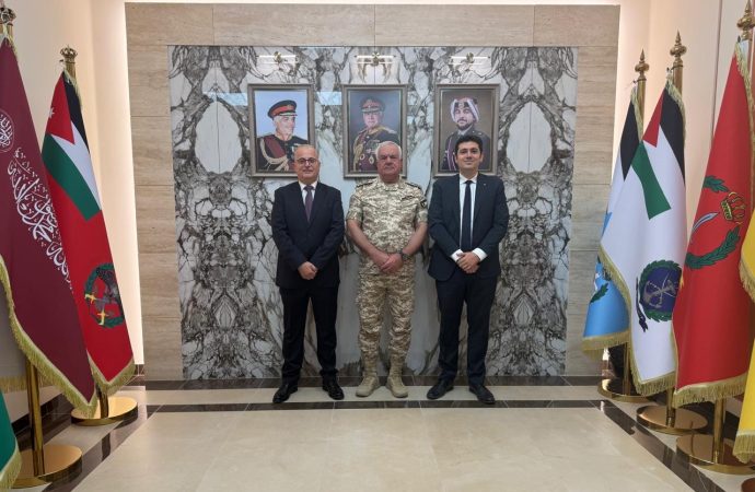 اللواء الركن الحنيطي يستقبل الرئيس التنفيذي لشركة أورنج