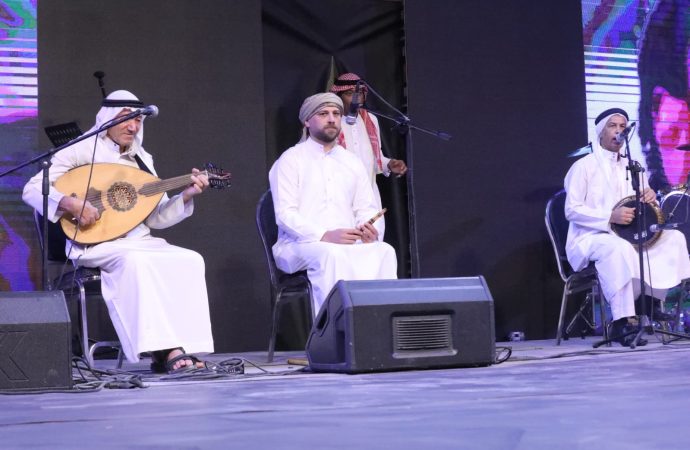 الساحة الرئيسية”” تتزين بالتراث الاردني والمصري بتوليفة فنية مميزة.