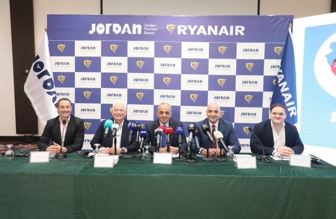 شركة “رايان إير” تطلق جدول رحلات شتوي موسّع إلى عمّان 300 ألف مقعد عبر 18 وجهة إلى 12 دولة أوروبية ومقترح استثماري يشمل عمّان والعقبة ومطار ماركا