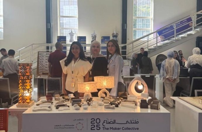 عمّان الأهلية تشارك بملتقى مساحة الصنّاع للشباب الأردني 2025