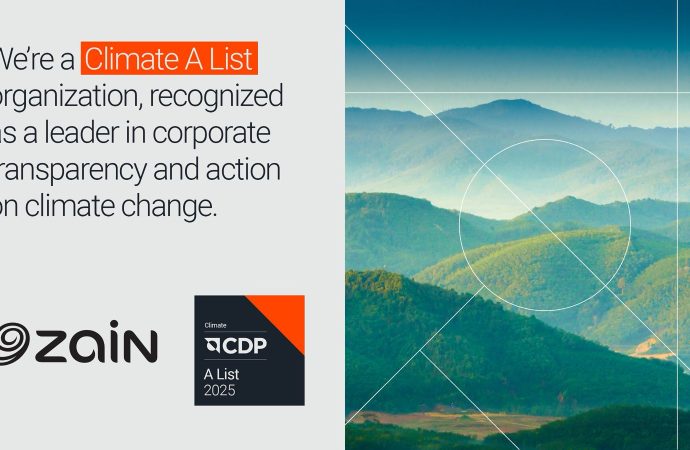 المجموعة تُطبّق مستويات متقدمة في حوكمة العمل المناخي للوصول إلى الحياد الكربوني  “زين” ترفع تصنيفها في القائمة العالمية للتصدّي لتغيّر المناخ إلى المستوى A