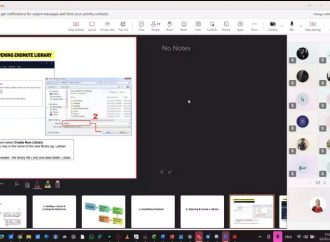 ورشة عمل متخصصة ببرنامج EndNote بجامعة عمان الاهلية