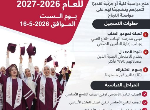 النظم الحديثة تعلن عن امتحان المنح الدراسية للعام ٢٠٢٦_٢٠٢٧