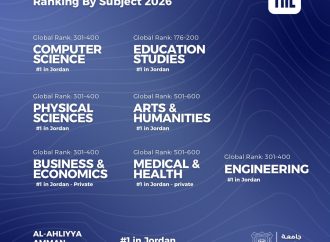 ريادة وطنية وحضور عالمي … عمّان الأهلية تتصدر تصنيف التايمز للتخصصات 2026
