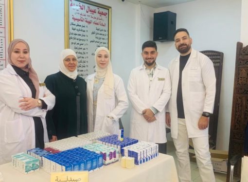 “صيدلة” عمان الاهلية  تشارك في اليوم الطبي لجمعية عيبال الخيرية
